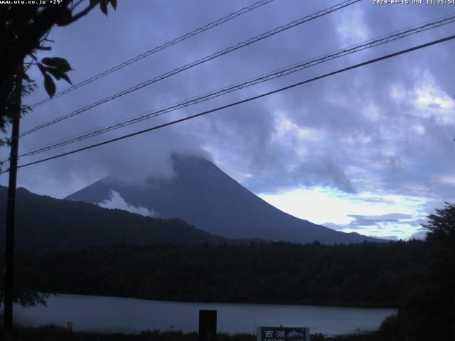 西湖からの富士山