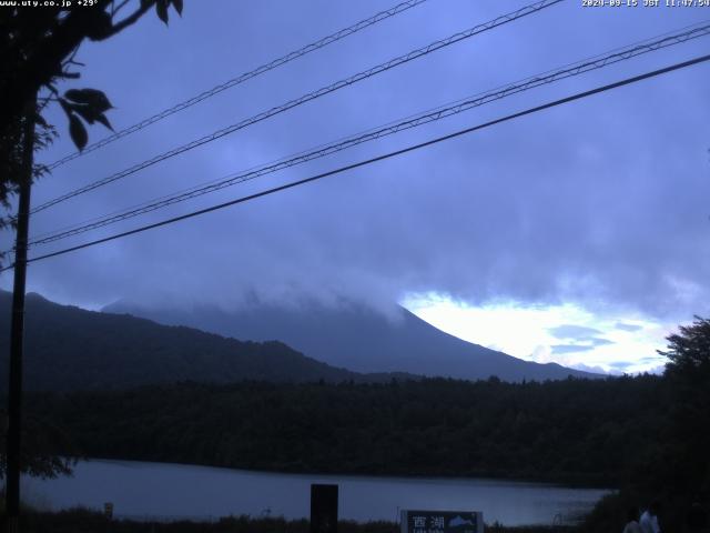 西湖からの富士山