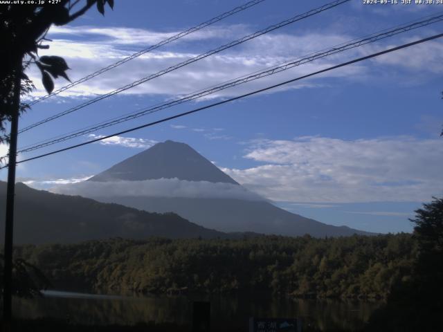 西湖からの富士山