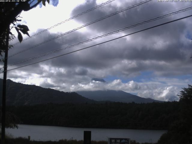 西湖からの富士山