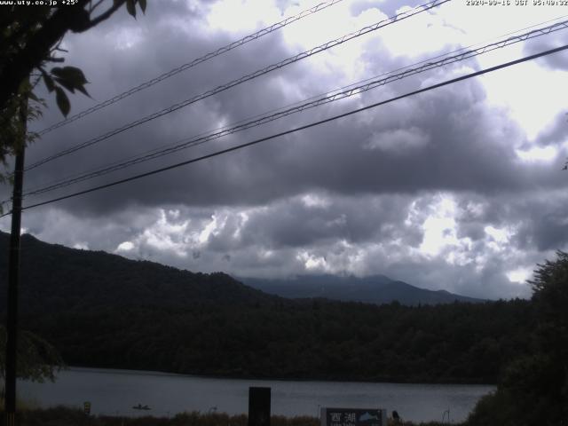 西湖からの富士山