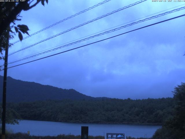 西湖からの富士山