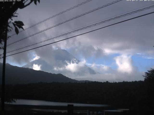 西湖からの富士山