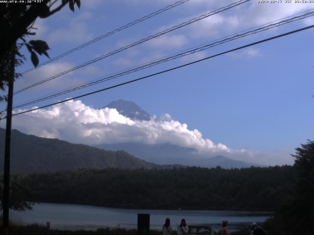 西湖からの富士山