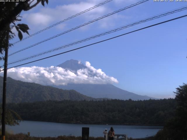 西湖からの富士山