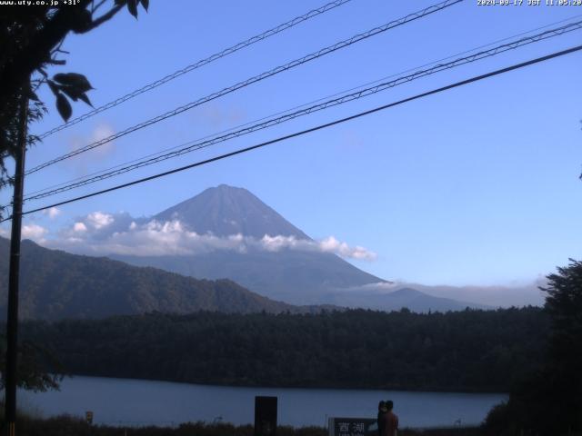 西湖からの富士山