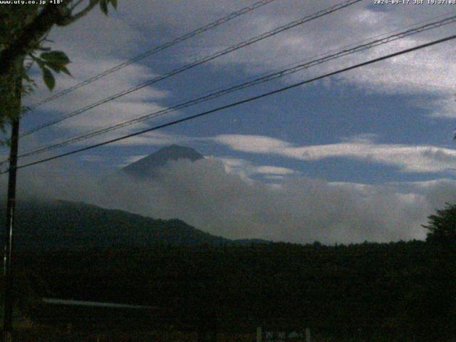 西湖からの富士山