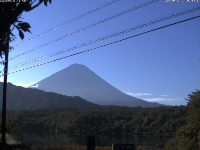 西湖からの富士山