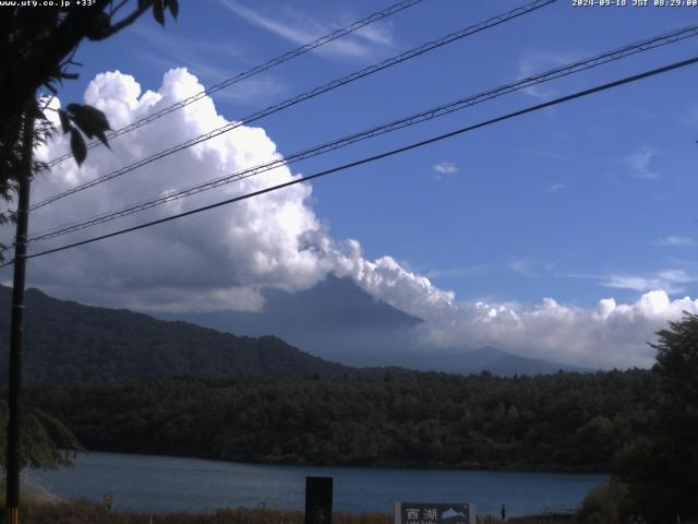 西湖からの富士山