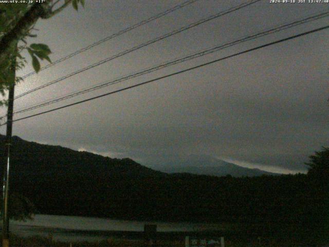 西湖からの富士山