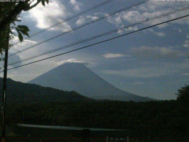 西湖からの富士山