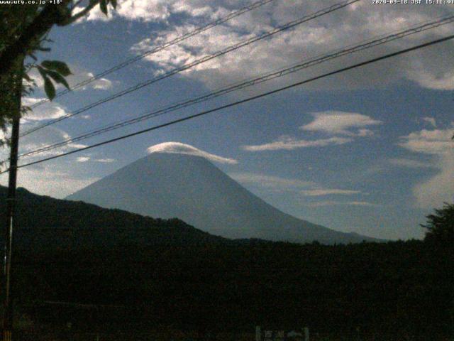 西湖からの富士山