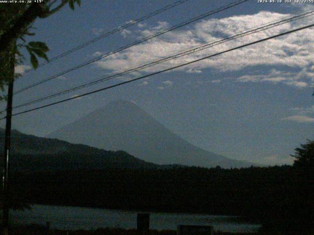 西湖からの富士山