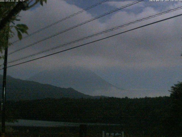 西湖からの富士山