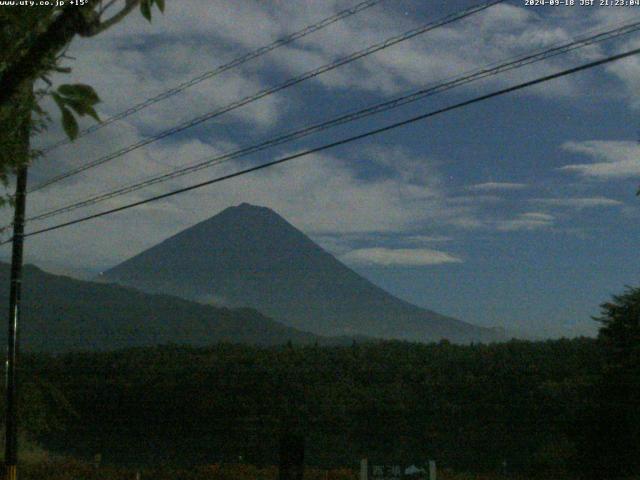 西湖からの富士山