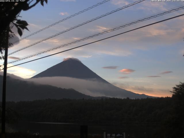 西湖からの富士山