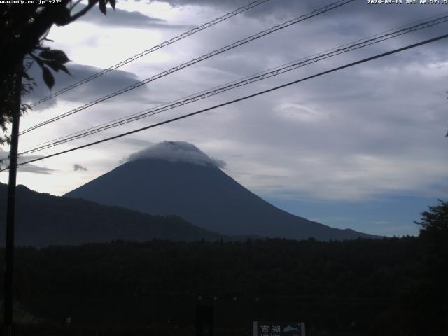 西湖からの富士山