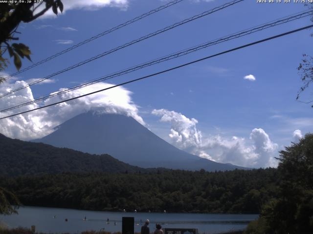 西湖からの富士山