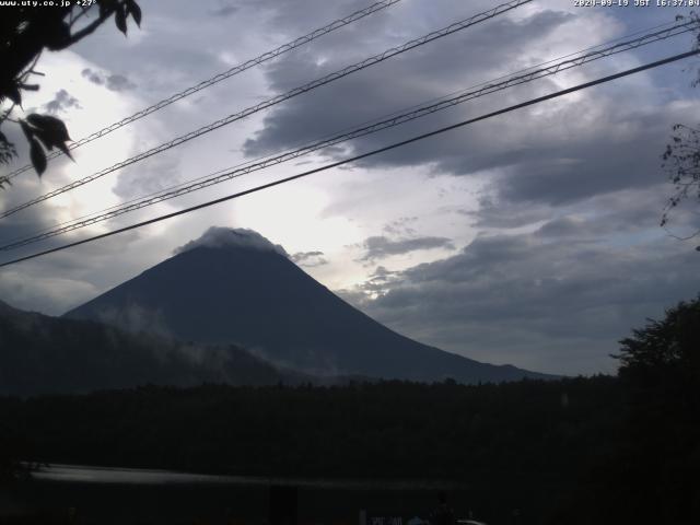 西湖からの富士山