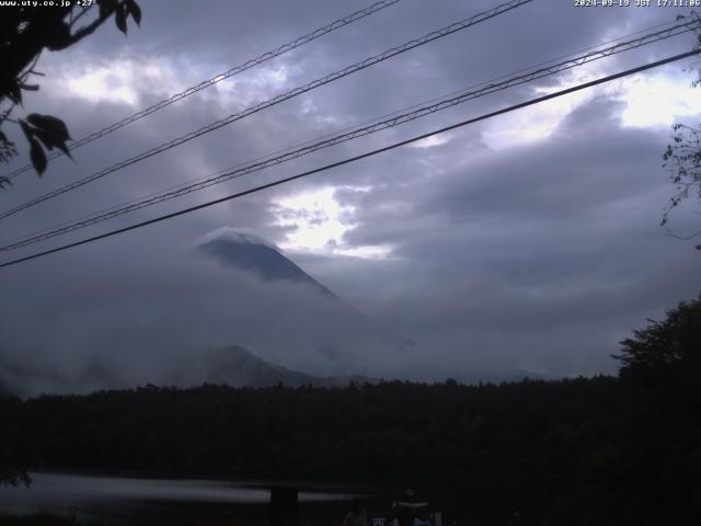 西湖からの富士山