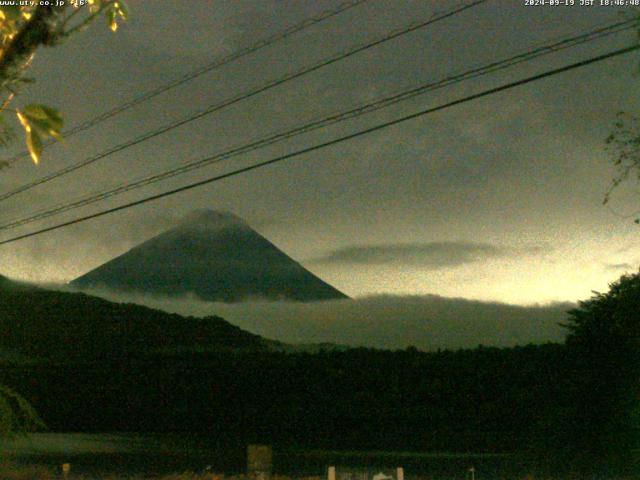 西湖からの富士山