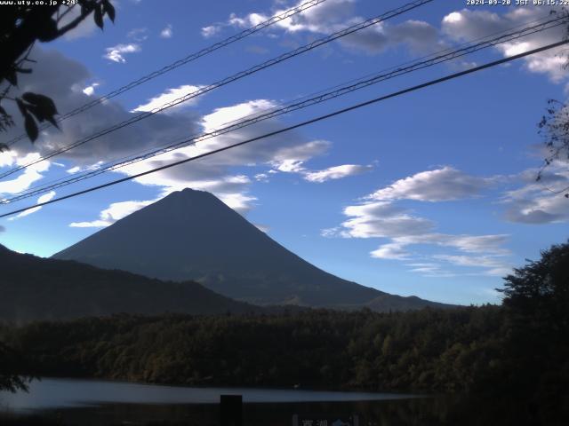 西湖からの富士山