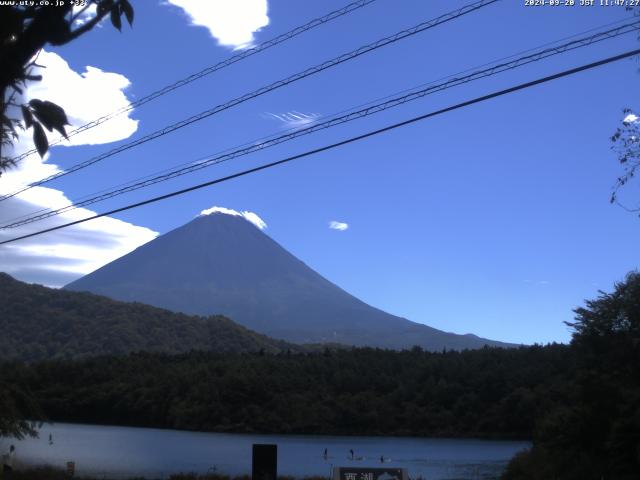 西湖からの富士山