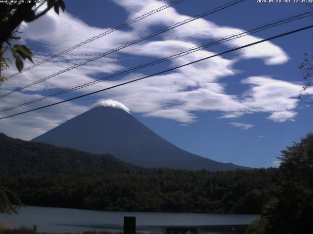 西湖からの富士山