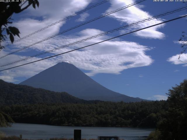 西湖からの富士山