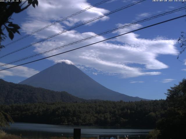 西湖からの富士山