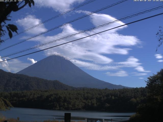 西湖からの富士山