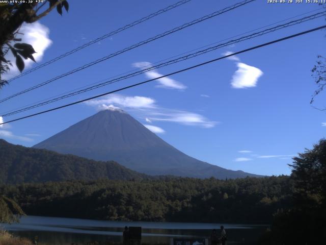 西湖からの富士山