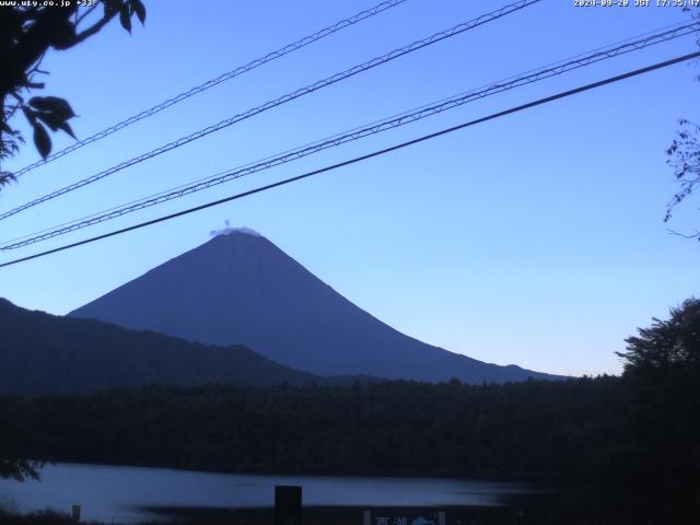 西湖からの富士山