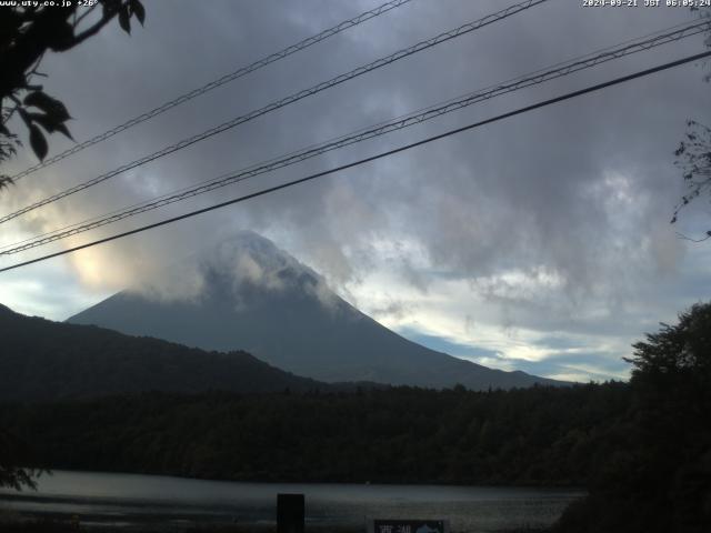 西湖からの富士山