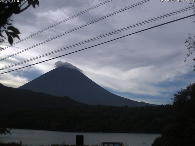 西湖からの富士山