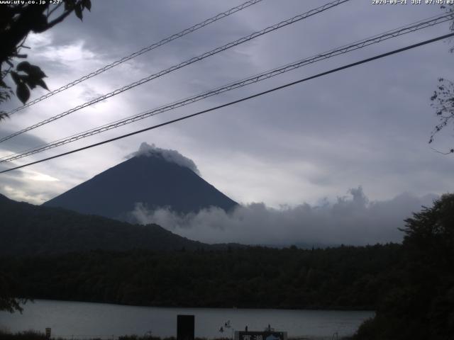 西湖からの富士山