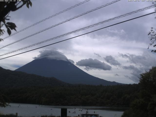 西湖からの富士山