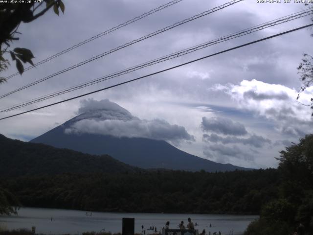 西湖からの富士山