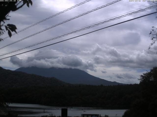 西湖からの富士山