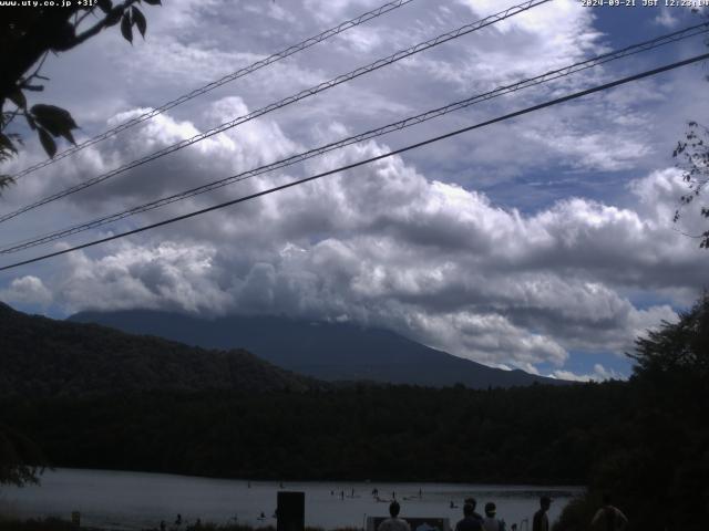 西湖からの富士山