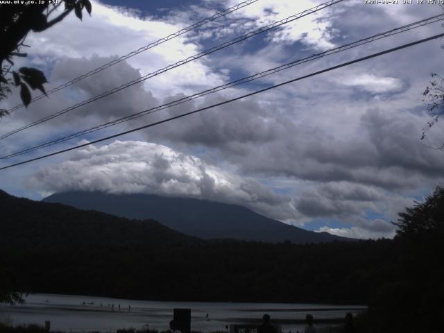 西湖からの富士山