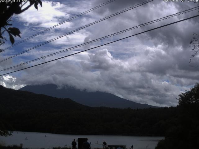 西湖からの富士山