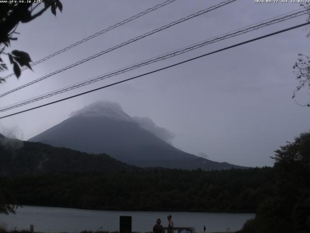 西湖からの富士山