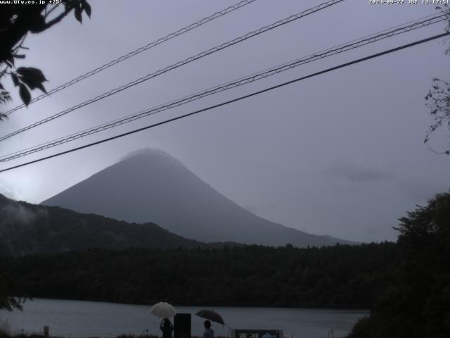 西湖からの富士山