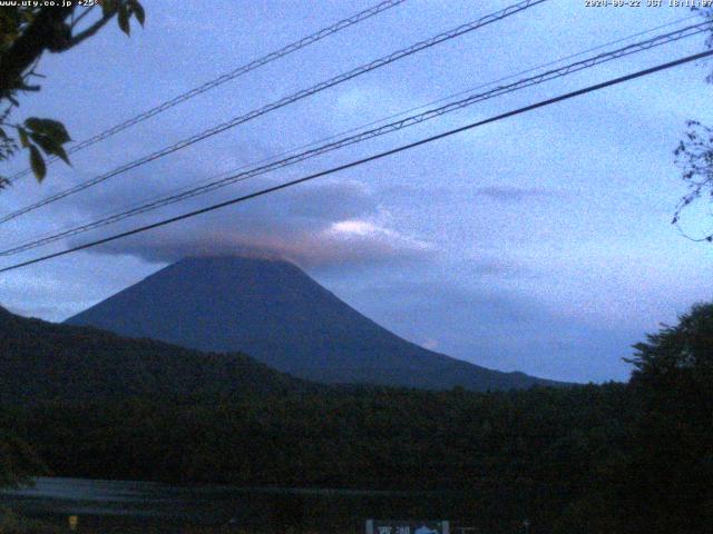 西湖からの富士山