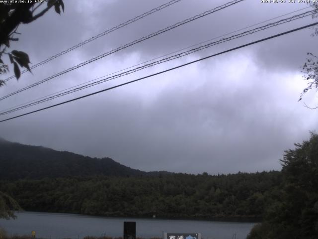 西湖からの富士山