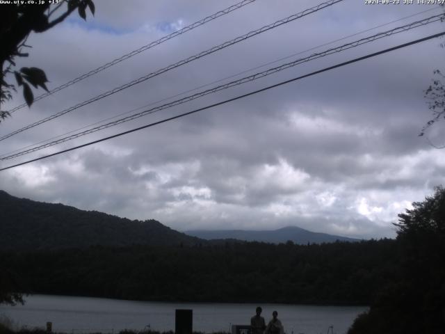 西湖からの富士山