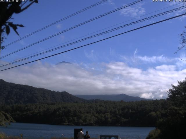 西湖からの富士山