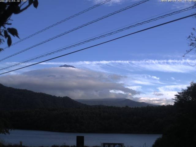 西湖からの富士山