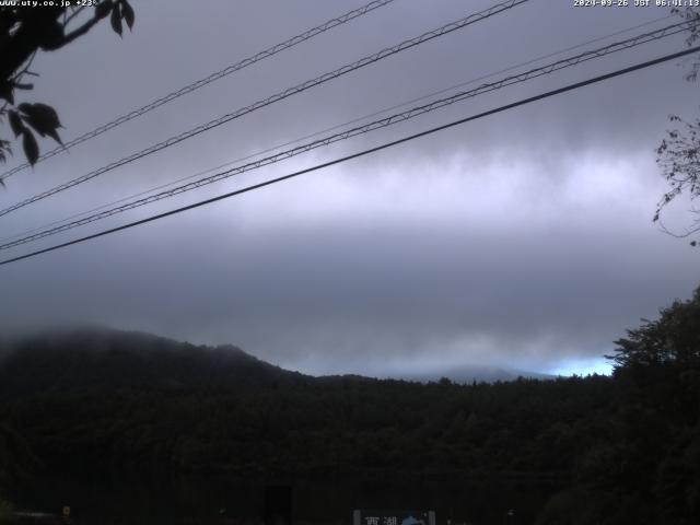 西湖からの富士山